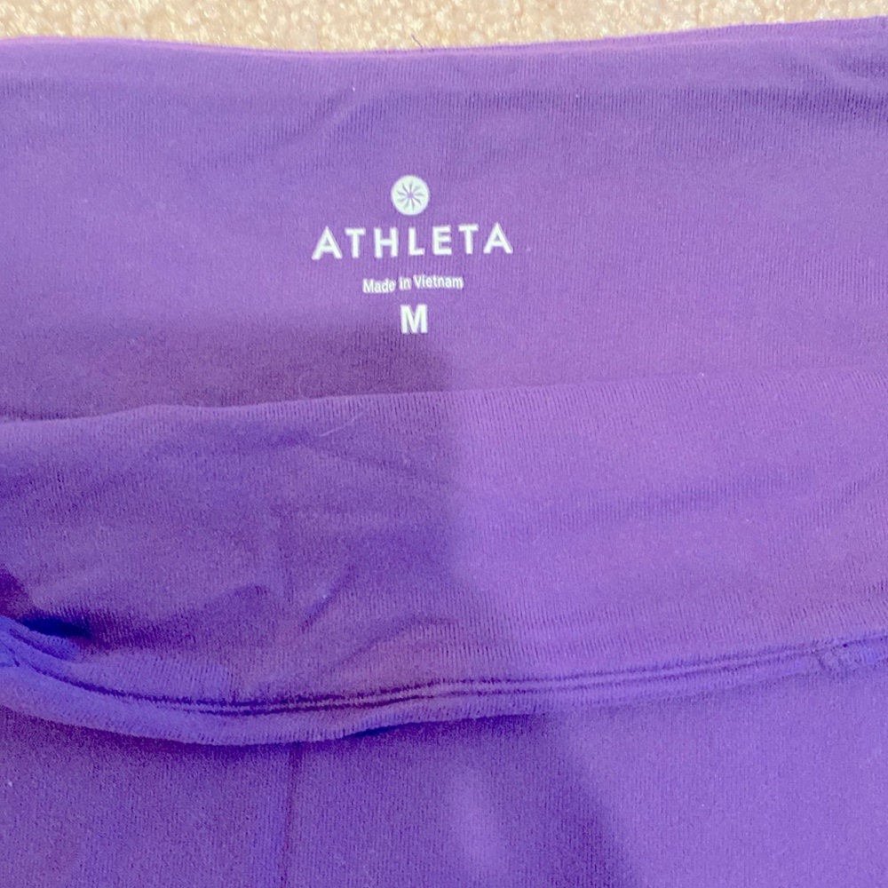 Athleta Purple High/Low Skirt Size Medium